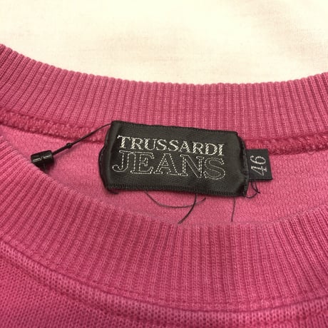 [USED] "TRUSSARDI JEANS" PINK SWEAT♡