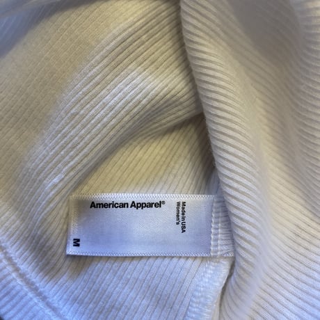 [USED] American apparel リブトップス