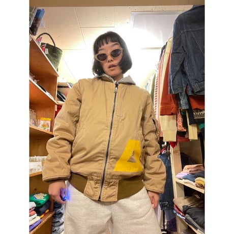 [QP ○△ ⇄ garden] 002 MA-1 BEIGE