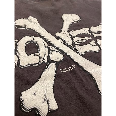 [USED] 00's POWELL "CROSSBONES" Tee