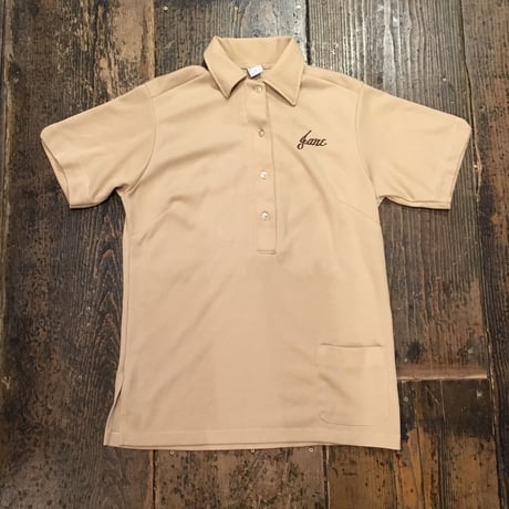 [USED] 70's HILTON 刺繍ポロ