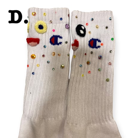 [BENICOTOY] キラキラ Bijou Socks