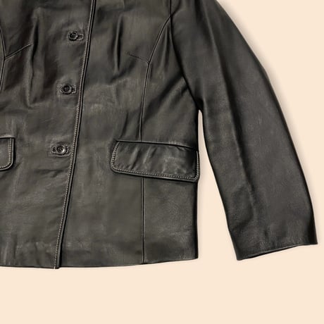 [USED] REAL LEATHER JACKET♡
