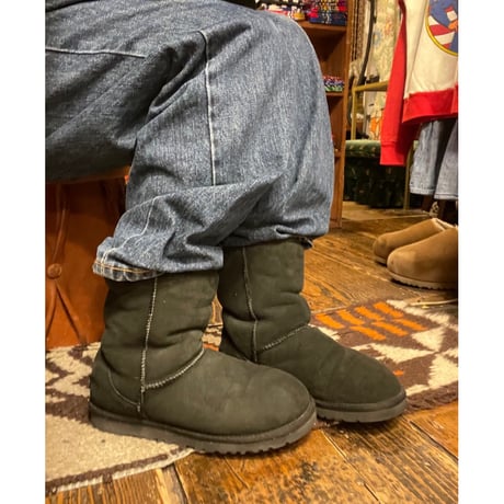 [USED]  UGG🐑シープスキンブーツ BLACK