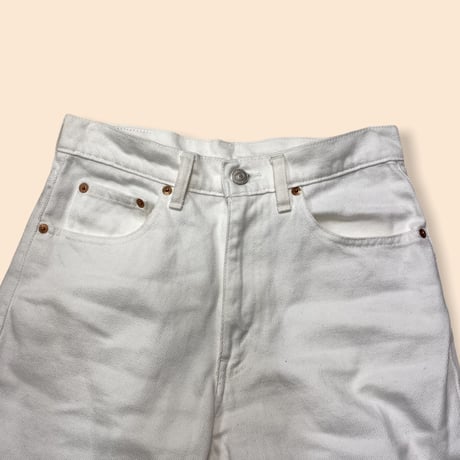 [USED] Levis 626 WHITE DENIM！