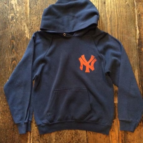 [USED] OLD NYヤンキース ロゴPARKA