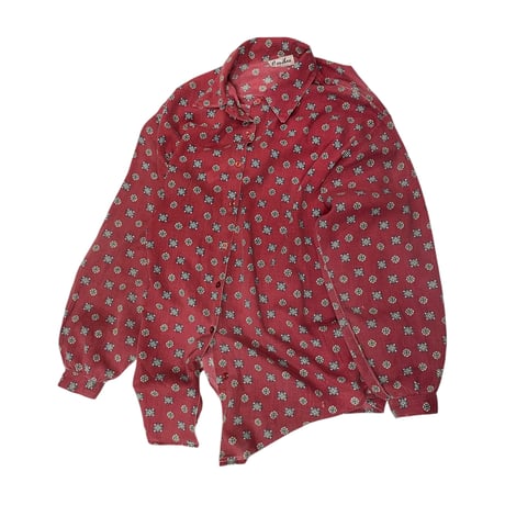 [USED] MEDALLION PRINT SHIRT