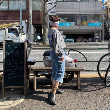 [USED] プリントCUT OFF   ロンTee