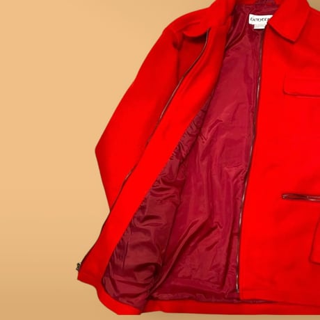 [USED] 真っ赤な❤️ フリース ZIP COAT