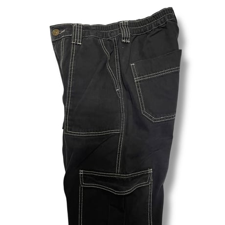 [USED] "BDG SKATE JEAN" BLACK COTTON CARGO Pants