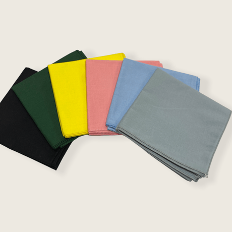 [SELECT] 無地 BANDANA  made in USA.