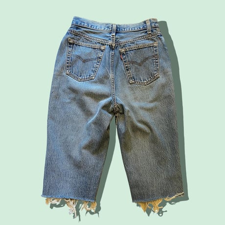 [USED] Levis 17501 CUTOFF DENIM / W28 USA