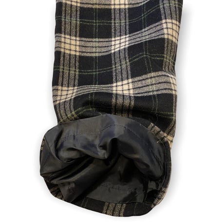 [USED] Eddie Bauer CHECK カシミア混 フレアパンツ