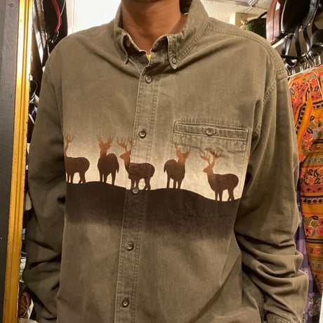 [USED] WOOLRICH 鹿 L/S SHIRT 🦌