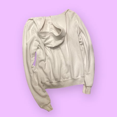 [USED]アメアパ🤍white zip parka