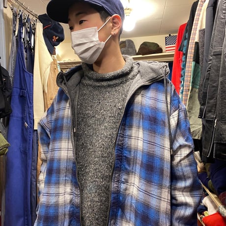 [USED] vintageフィッシャーマンニット/グレー