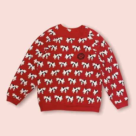 [USED] COW RAGLAN SWEAT🐄❤️
