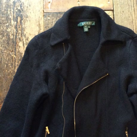 [USED] Ralph Lauren ニットライダース JKT
