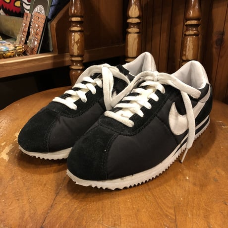 [USED] '97 NIKE  NYLON CORTEZ  BLK /WHT