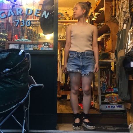 [USED] ふさふさ♡Levi's CUTOFF DENIM SHORTS