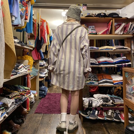 [USED] ストライプ  プルオーバーSHIRT♡