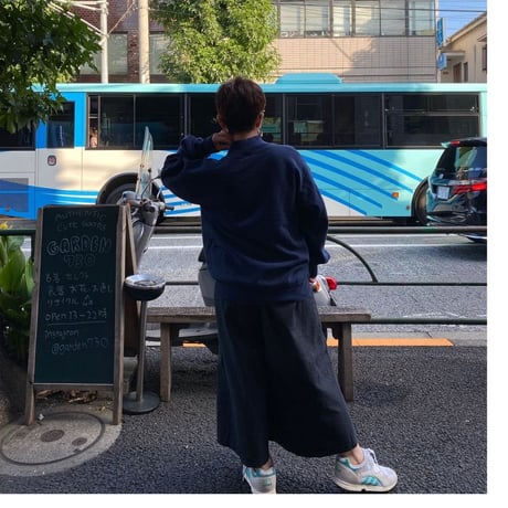 [USED] Lee モックネックプリント🐶スエット💙