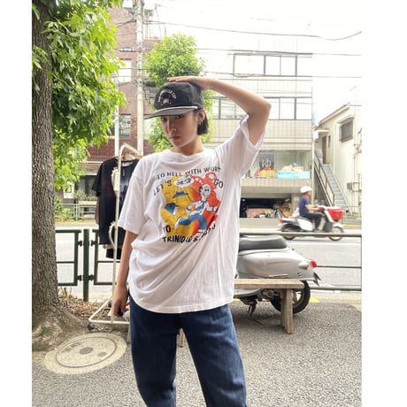 [USED]TO HELL WITH WORK! Tee