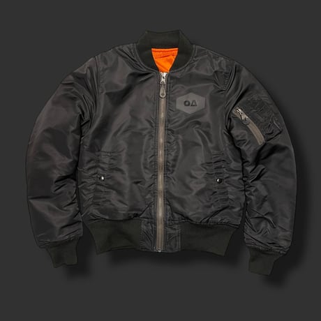 [QP ○△ ⇄ garden] 001 MA-1 BLACK