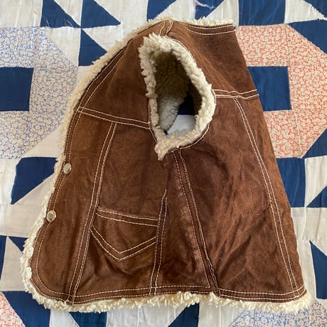 [USED] KIDS♡ SUEDE BOA VEST