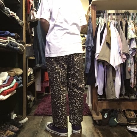 [USED] レオパード ストレッチ パンツ