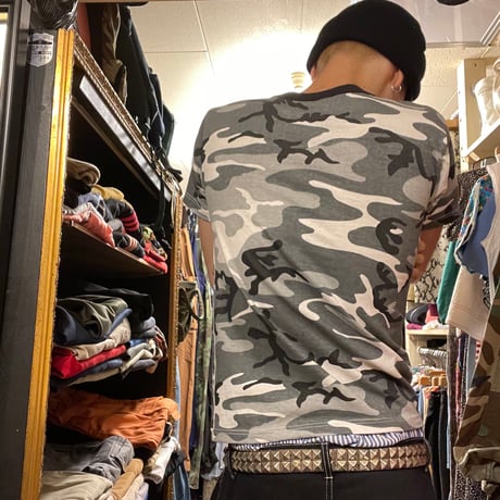 [deadstock] モノクロCAMOTee