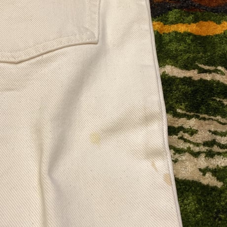 [USED] "POLO JEANS" WHITE DENIM！