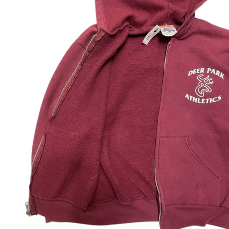 [USED]  90‘s〜00’s "Hanes" プリントZIP PARKA