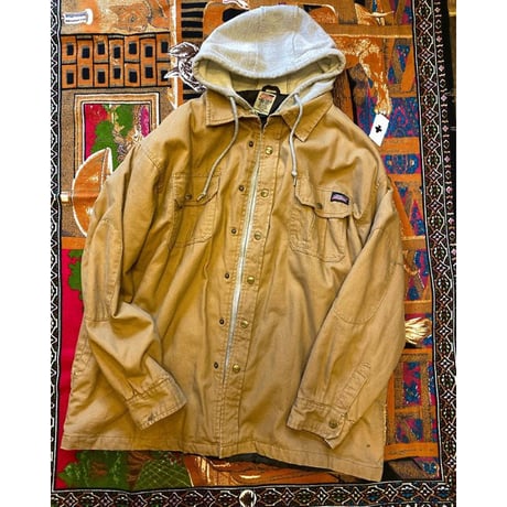 [USED] 2XL Dickies 重ね着風 ダックJKT