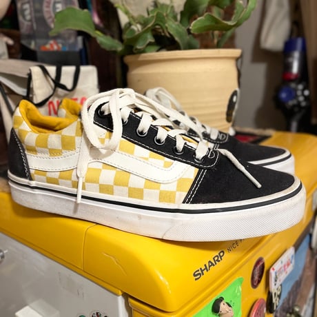 [USED] VANS old school イエロー チェッカー🍋 🏁