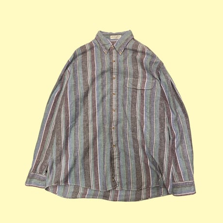 [USED]  褪せストライプ B.Dシャツ