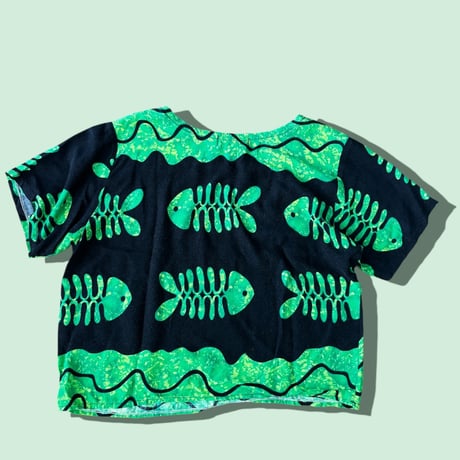 フィッシュボーン柄🐟レーヨントップス