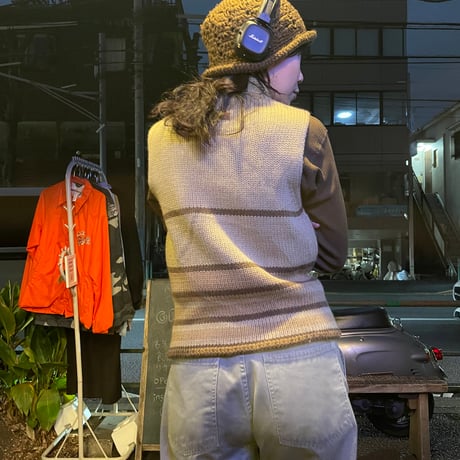 [USED] モックネックのニットVEST