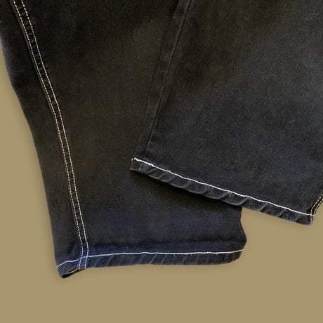 [USED]  made in U.S.A.👣 BLACK OVERALL