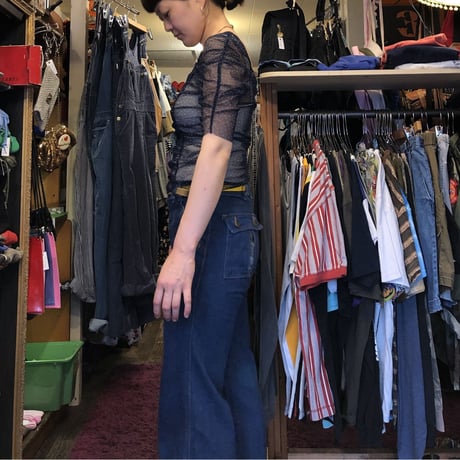 [USED]  チュールドット柄TOPS