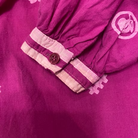 [USED] 70‘s 和柄ロングワンピース 💜