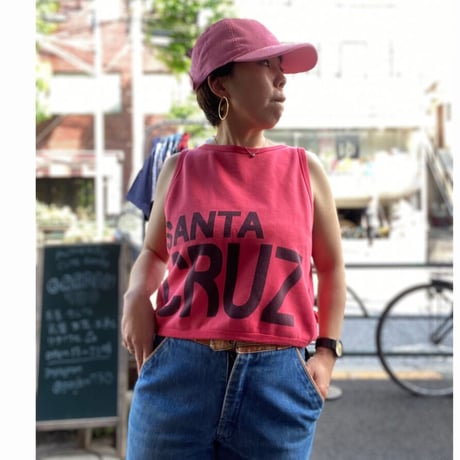 [USED] ノースリーブプリントTOPS❤️