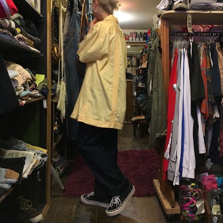 [USED] Pastel yellow キューバシャツ