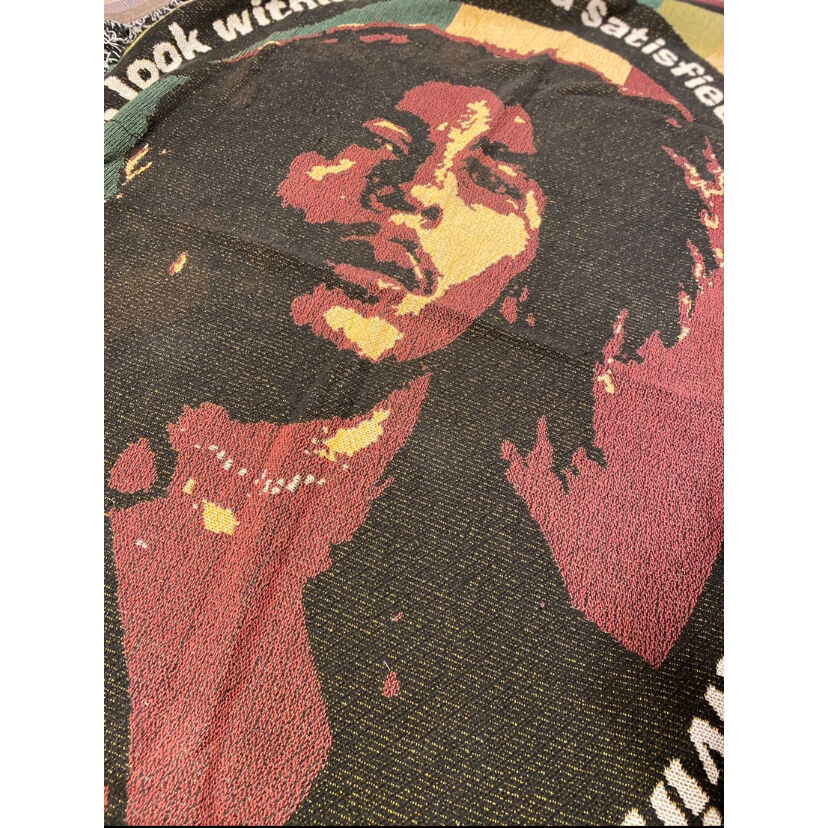 USED] Vintage BOB MARLEY ジャガード ラグ | garden730