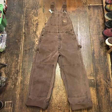 [USED] Carhartt ダック地 BROWNオーバーオール