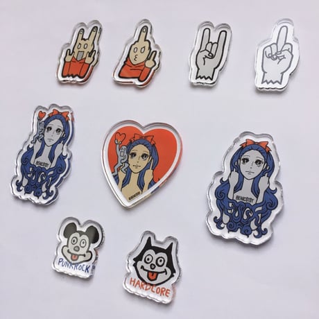 [BENICOTOY] アクリル PINS