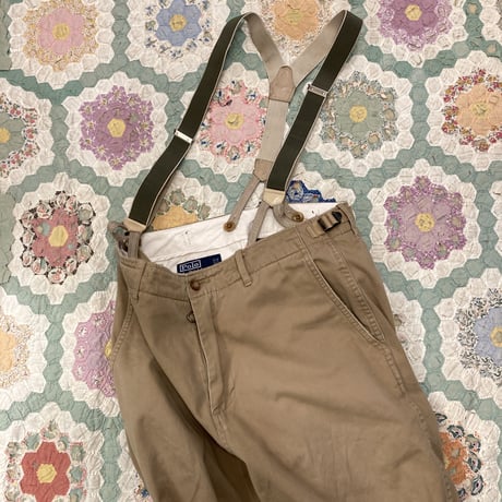 [USED] POLO CHINO サスペンダー付き