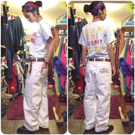 [USED] COTTON ペインターパンツ WHITE