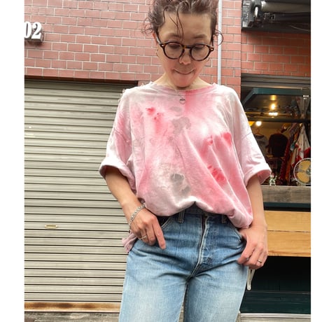 ［USED］タイダイ BORO tee