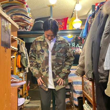 [USED] ハーフジップ BIG SIZE リブトップス